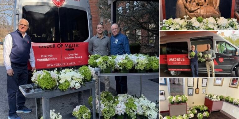 NYC Area Mobile Ministry Delivers St. Patrick’s Day Flowers to ArchCare Facilities in the Bronx
